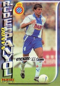 Sticker Fernando Nando - Fùtbol Trading cards 1998-1999 n. 116 - Panini