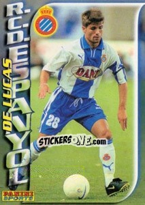 Sticker Enrique De Lucas - Fùtbol Trading cards 1998-1999 n. 123 - Panini