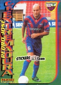 Sticker Pedro Jose - Fùtbol Trading cards 1998-1999 - Panini