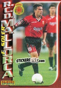 Sticker Francisco Soler - Fùtbol Trading cards 1998-1999 n. 151 - Panini