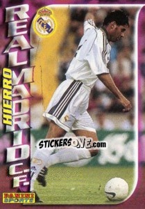 Sticker Fernando Hierro - Fùtbol Trading cards 1998-1999 n. 196 - Panini