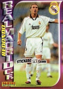 Sticker Fernando Redondo - Fùtbol Trading cards 1998-1999 n. 200 - Panini
