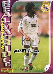 Sticker Christian Karembeu - Fùtbol Trading cards 1998-1999 n. 201 - Panini