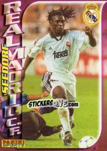 Sticker Clarence Seedorf - Fùtbol Trading cards 1998-1999 n. 202 - Panini