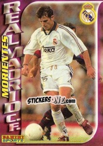 Sticker Fernando Morientes - Fùtbol Trading cards 1998-1999 n. 207 - Panini