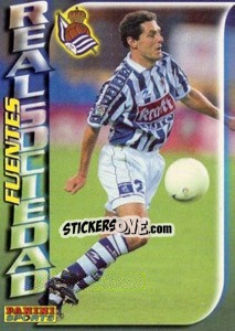 Sticker Miguel Angel Fuentes - Fùtbol Trading cards 1998-1999 - Panini