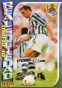 Sticker Francisco De Pedro - Fùtbol Trading cards 1998-1999 n. 219 - Panini