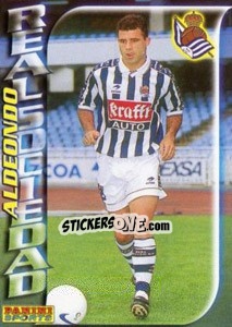 Sticker Aitor Aldeondo - Fùtbol Trading cards 1998-1999 - Panini