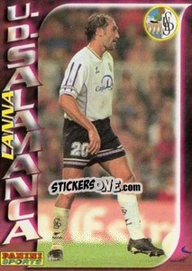 Sticker Marco Lanna - Fùtbol Trading cards 1998-1999 n. 231 - Panini