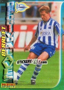 Sticker Jose ignacio Berruet - Fùtbol Trading cards 1998-1999 - Panini