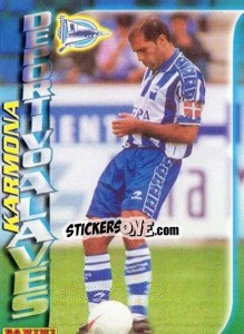 Sticker Antonio Karmona - Fùtbol Trading cards 1998-1999 n. 5 - Panini