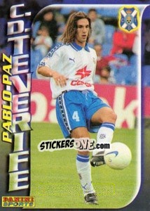 Sticker Pablo Ariel Paz - Fùtbol Trading cards 1998-1999 - Panini