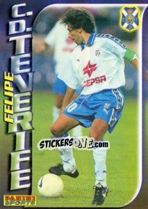 Sticker Felipe Minambres - Fùtbol Trading cards 1998-1999 n. 251 - Panini