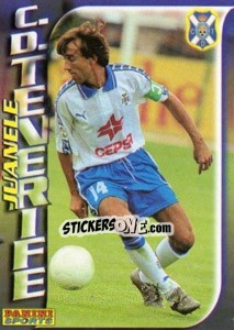 Cromo Juan Castano Juanele - Fùtbol Trading cards 1998-1999 - Panini