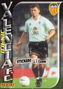 Sticker Miroslav Djukic - Fùtbol Trading cards 1998-1999 n. 260 - Panini