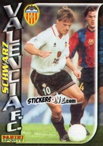 Sticker Stefan Schwarz - Fùtbol Trading cards 1998-1999 n. 266 - Panini