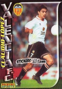 Sticker Claudio Lopez - Fùtbol Trading cards 1998-1999 - Panini