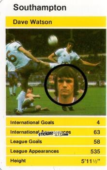 Figurina Dave Watson - British Stars Set 1 1982
 n. 3 - Top Trumps