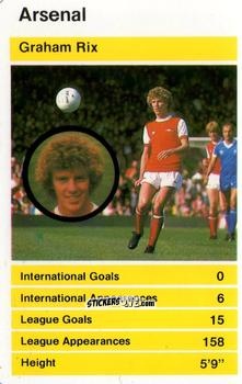 Figurina Graham Rix - British Stars Set 1 1982
 n. 10 - Top Trumps
