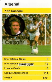 Figurina Ken Sansom - British Stars Set 1 1982
 n. 14 - Top Trumps