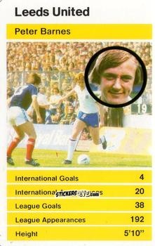Sticker Peter Barnes - British Stars Set 1 1982
 n. 22 - Top Trumps