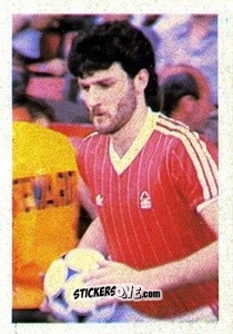 Sticker Garry Birtles - Soccer Stars 1983-1984
 n. 158 - FKS