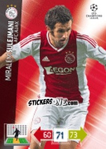 Sticker Miralem Sulejmani - UEFA Champions League 2012-2013. Adrenalyn XL n. 8 - Panini