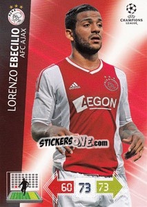 Cromo Lorenzo Ebecilio - UEFA Champions League 2012-2013. Adrenalyn XL - Panini