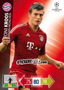 Sticker Toni Kroos - UEFA Champions League 2012-2013. Adrenalyn XL - Panini