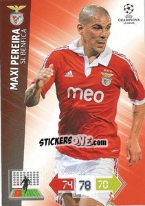 Sticker Maxi Pereira - UEFA Champions League 2012-2013. Adrenalyn XL - Panini