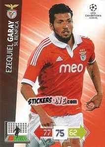 Cromo Ezequiel Garay - UEFA Champions League 2012-2013. Adrenalyn XL - Panini