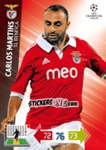 Cromo Carlos Martins - UEFA Champions League 2012-2013. Adrenalyn XL - Panini
