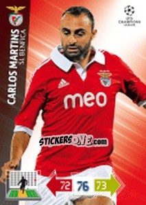 Sticker Carlos Martins - UEFA Champions League 2012-2013. Adrenalyn XL n. 62 - Panini