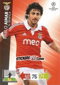Sticker Pablo Aimar - UEFA Champions League 2012-2013. Adrenalyn XL n. 63 - Panini