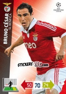 Sticker Bruno César - UEFA Champions League 2012-2013. Adrenalyn XL n. 65 - Panini