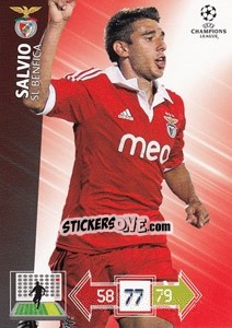 Sticker Eduardo Salvio - UEFA Champions League 2012-2013. Adrenalyn XL n. 67 - Panini