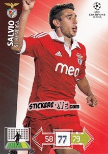 Sticker Eduardo Salvio - UEFA Champions League 2012-2013. Adrenalyn XL - Panini