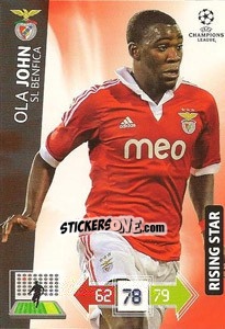 Sticker Ola John - UEFA Champions League 2012-2013. Adrenalyn XL n. 68 - Panini