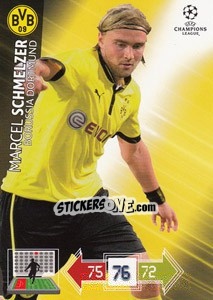 Sticker Marcel Schmelzer - UEFA Champions League 2012-2013. Adrenalyn XL n. 72 - Panini