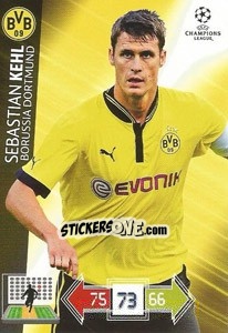 Sticker Sebastian Kehl - UEFA Champions League 2012-2013. Adrenalyn XL n. 77 - Panini
