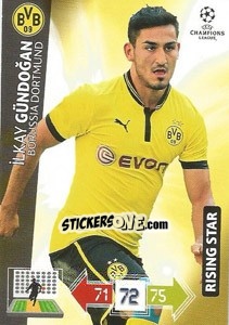 Sticker Ilkay Gündoğan - UEFA Champions League 2012-2013. Adrenalyn XL n. 78 - Panini