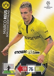 Sticker Marco Reus - UEFA Champions League 2012-2013. Adrenalyn XL n. 80 - Panini