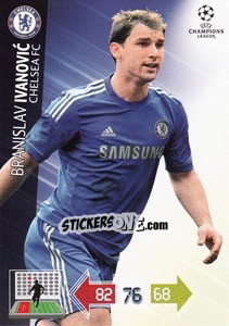 Sticker Branislav Ivanovic - UEFA Champions League 2012-2013. Adrenalyn XL - Panini