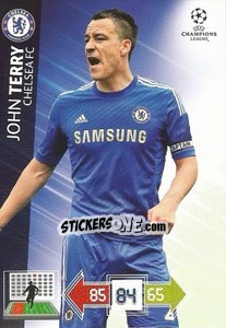 Sticker John Terry - UEFA Champions League 2012-2013. Adrenalyn XL n. 84 - Panini