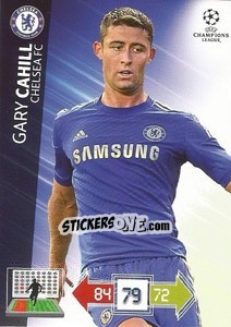 Cromo Gary Cahill - UEFA Champions League 2012-2013. Adrenalyn XL - Panini