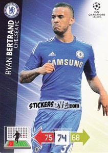 Sticker Ryan Bertrand - UEFA Champions League 2012-2013. Adrenalyn XL n. 88 - Panini