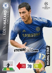 Sticker Eden Hazard - UEFA Champions League 2012-2013. Adrenalyn XL n. 91 - Panini