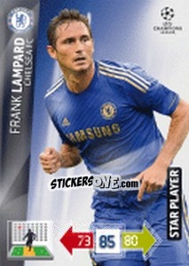 Cromo Frank Lampard - UEFA Champions League 2012-2013. Adrenalyn XL - Panini