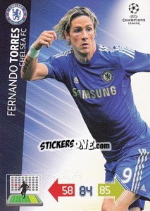 Sticker Fernando Torres - UEFA Champions League 2012-2013. Adrenalyn XL n. 99 - Panini
