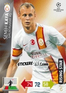 Sticker Semih Kaya - UEFA Champions League 2012-2013. Adrenalyn XL n. 102 - Panini
